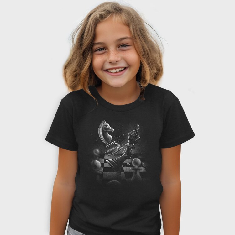 Chess Dramatic Monochrome, Tricou Copii