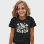 Monochrome Frog on Mushroom, Tricou Copii