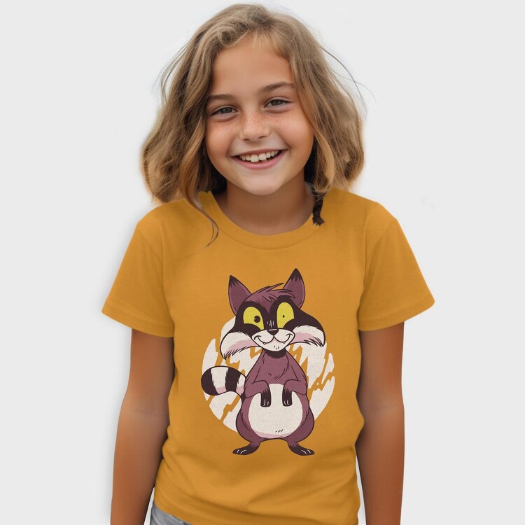 Racoon Cartoon, Tricou Copii