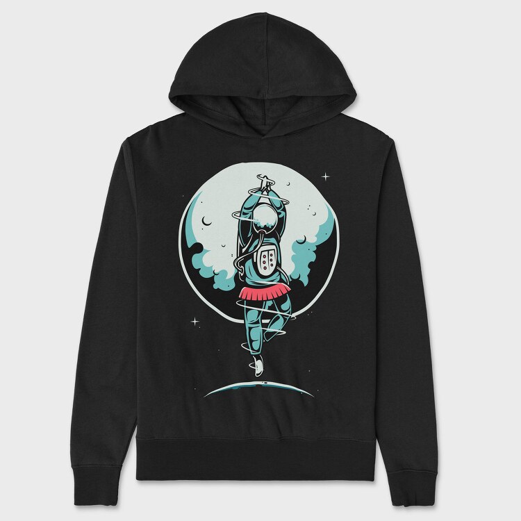Space Dancer, Hanorac Oversize Barbati (Unisex)