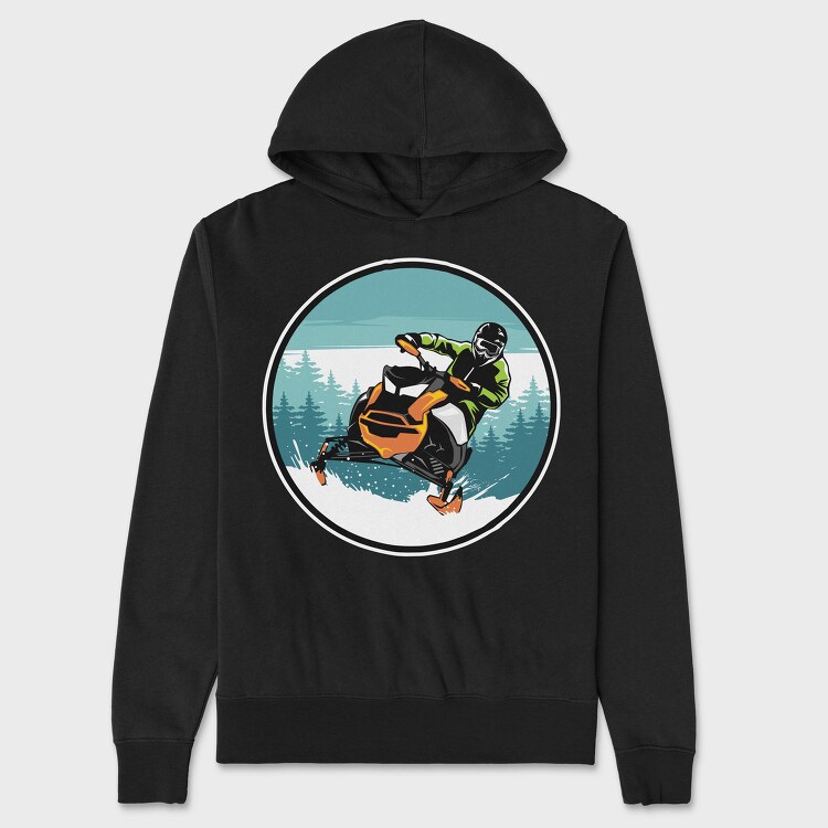 Snowrider Adventure, Hanorac Oversize Barbati (Unisex)