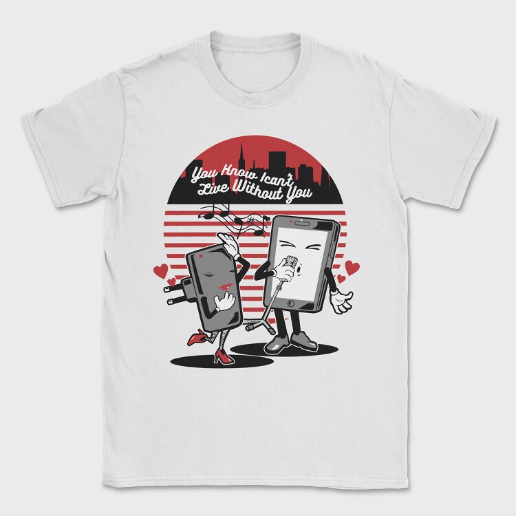 Smartphone Love Song, Tricou Barbati (Unisex)