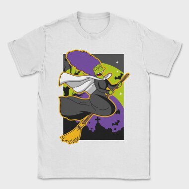 Halloween Witch Flyer, Tricou Barbati (Unisex)