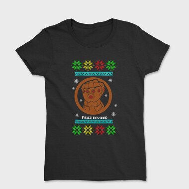 Knitted Reindeer Sweater, Tricou Femei