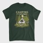 Camping and Hund, Tricou Barbati (Unisex)