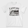 Camping Axe Adventure, Tricou Barbati (Unisex)