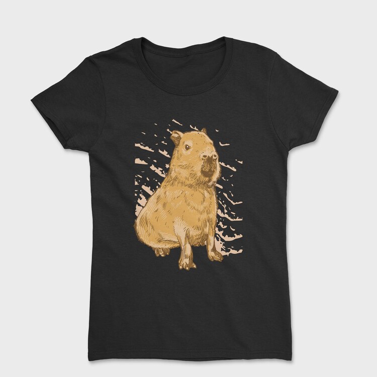 Capybara Realistic, Tricou Femei