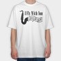 Saxophone Flight With You, Tricou Oversize Barbati (Unisex)