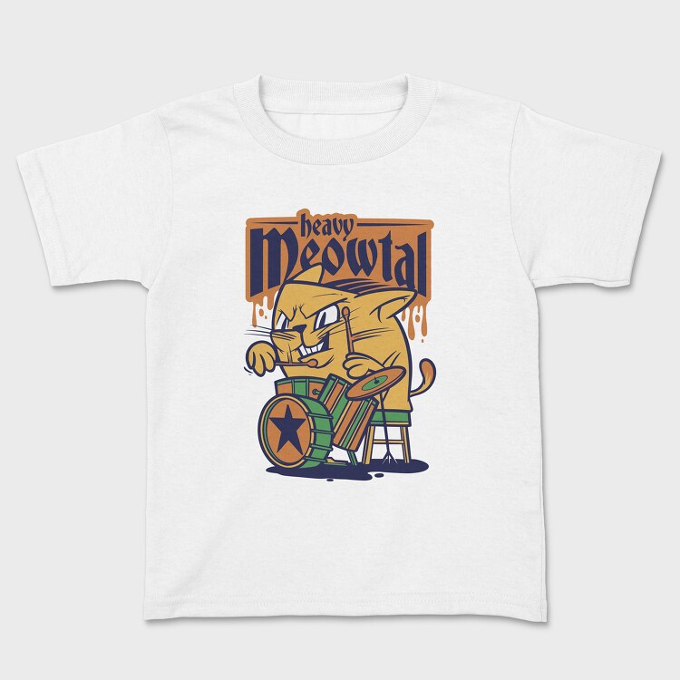 Cat Drummer 2, Tricou Copii