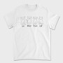 Cat French Quote, Tricou Barbati (Unisex)