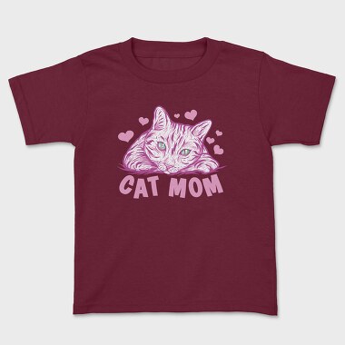 Cat Mom Pink, Tricou Copii