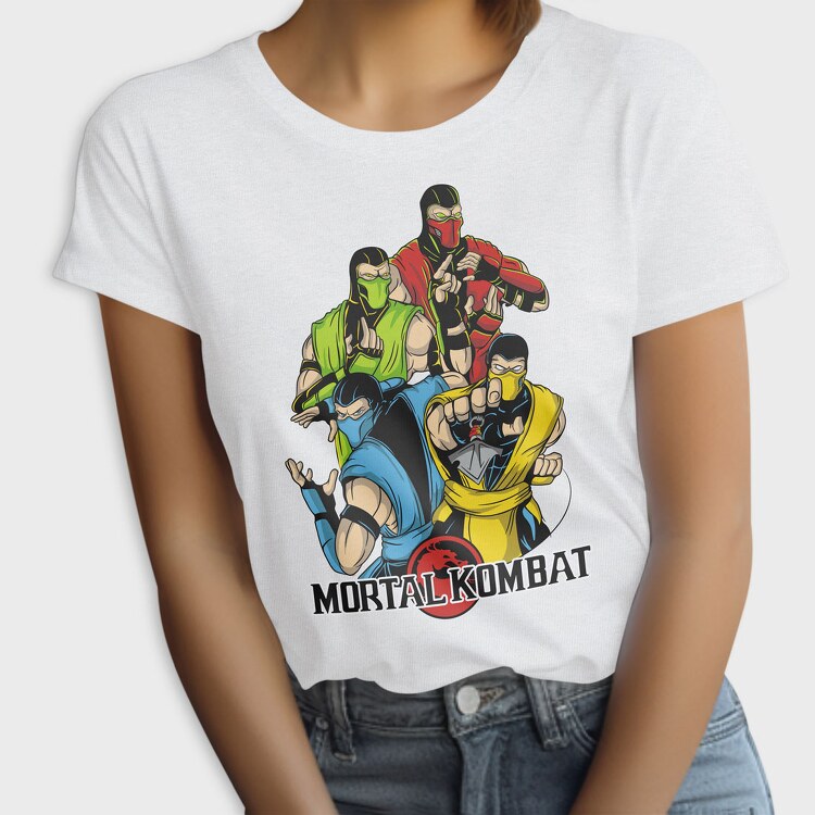 mortal kombat color, Tricou Femei