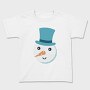 Christmas Snowman Faces 5, Tricou Copii