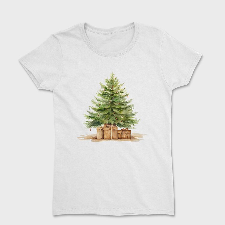 Christmas Tree Old, Tricou Femei