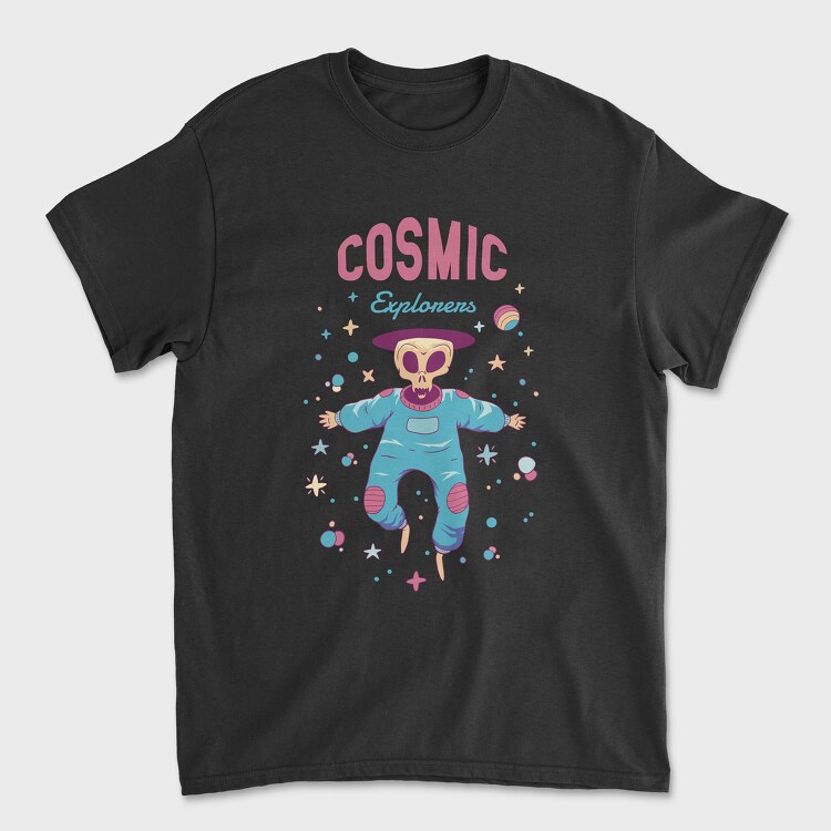 Cosmic Explorers, Tricou Barbati (Unisex)