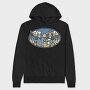 Skeletons Beach Party, Hanorac Oversize Barbati (Unisex)
