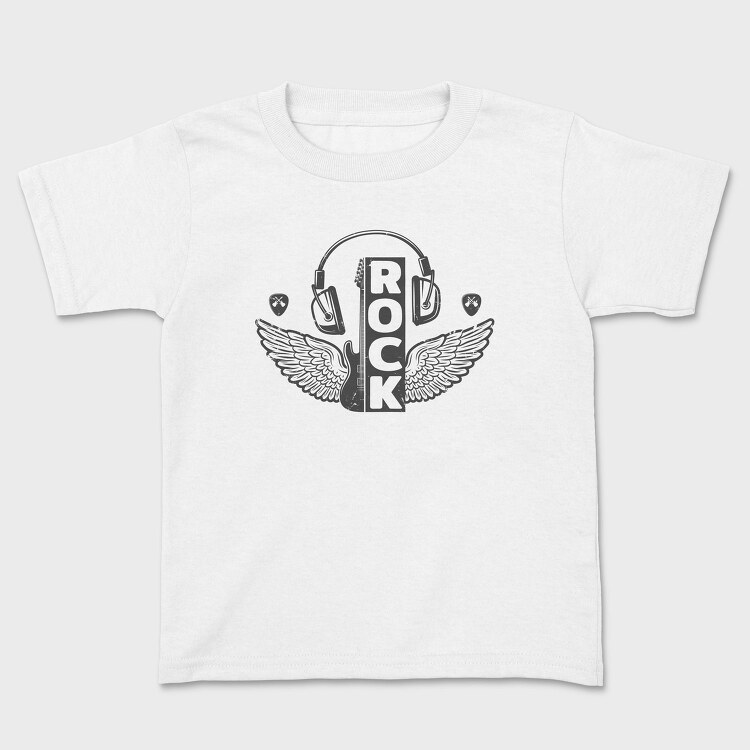 Rock Wings Guitar Pick, Tricou Copii