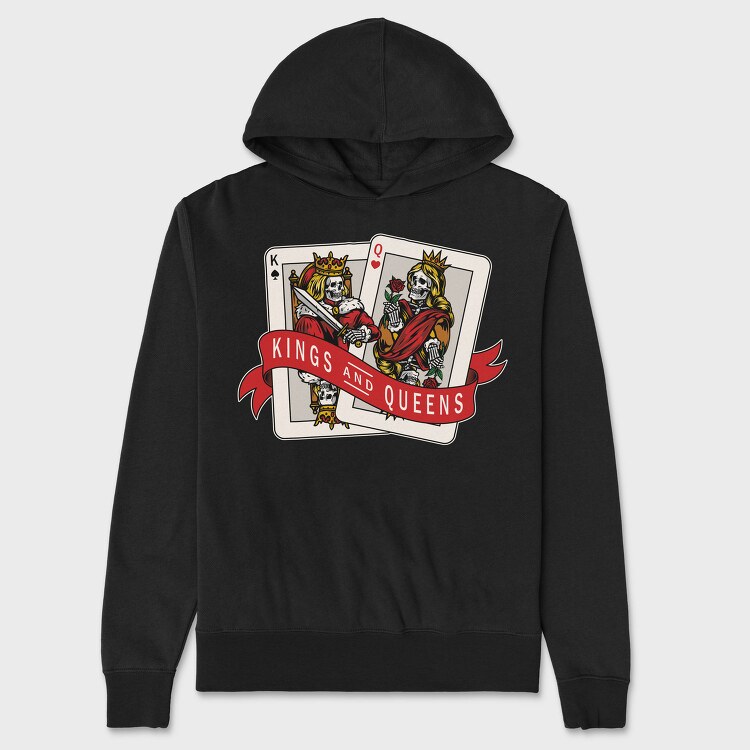 Kings And Queens, Hanorac Oversize Barbati (Unisex)