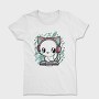 Cute Cat Dj, Tricou Femei