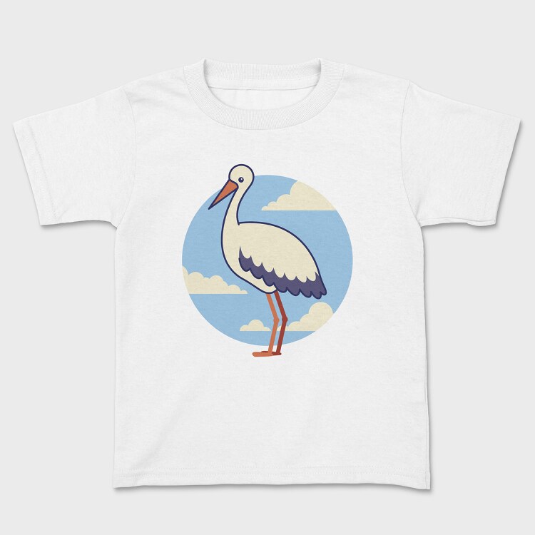 Cute Stork, Tricou Copii