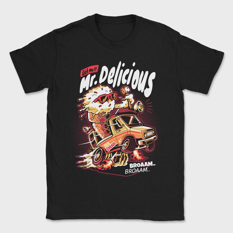 Ice Cream Truck Bro, Tricou Barbati (Unisex)