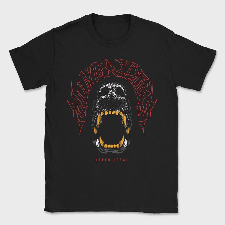 Hunger Demon Skull, Tricou Barbati (Unisex)