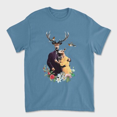 Deers Couple, Tricou Barbati (Unisex)