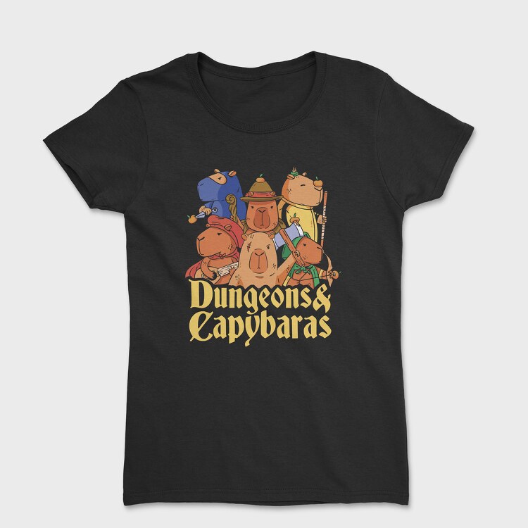 Dungeons and Capybaras, Tricou Femei
