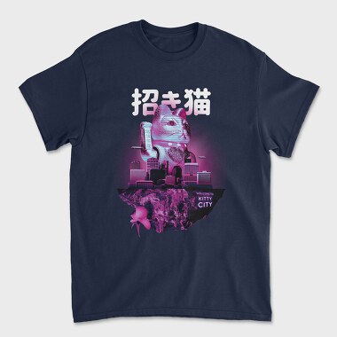 Floating Island Kittie City, Tricou Barbati (Unisex)