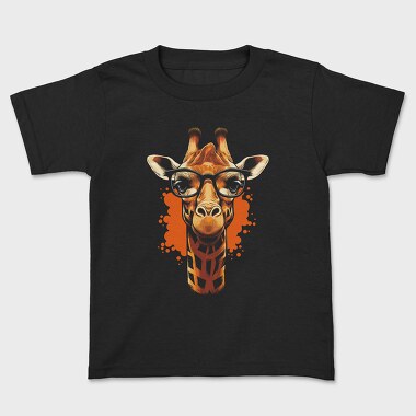 Giraffe With Glasses, Tricou Copii