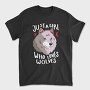 Girl Who Loves Wolves, Tricou Barbati (Unisex)