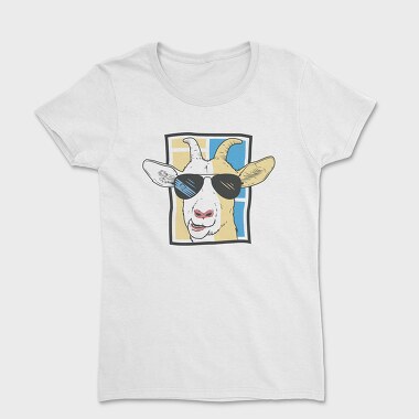 Goat With Sunglasses, Tricou Femei