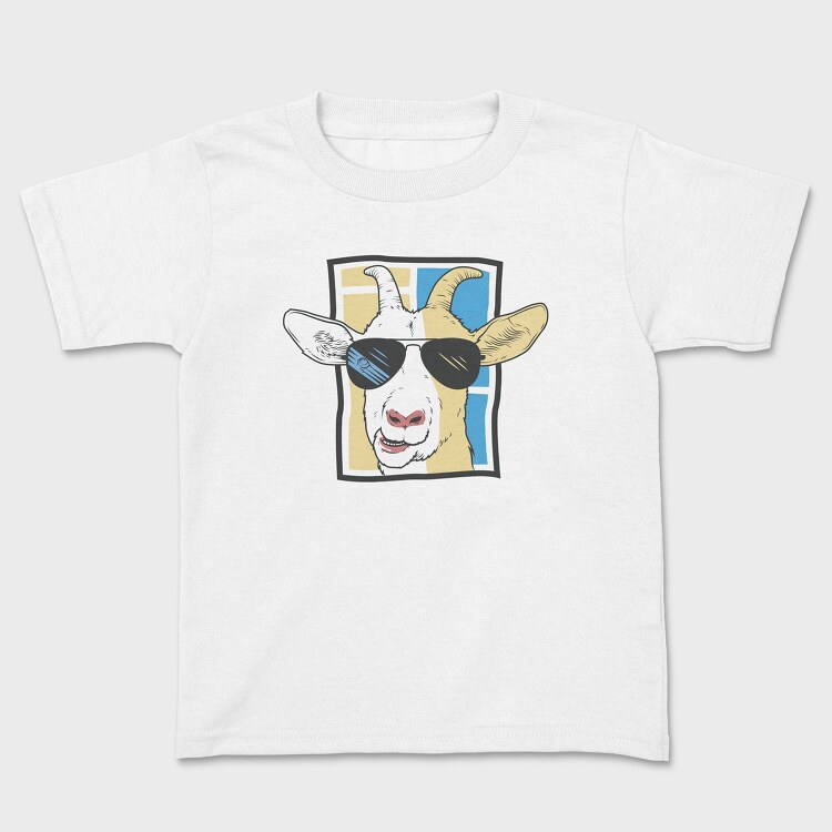 Goat With Sunglasses, Tricou Copii