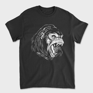 Gorilla Monochrome, Tricou Barbati (Unisex)