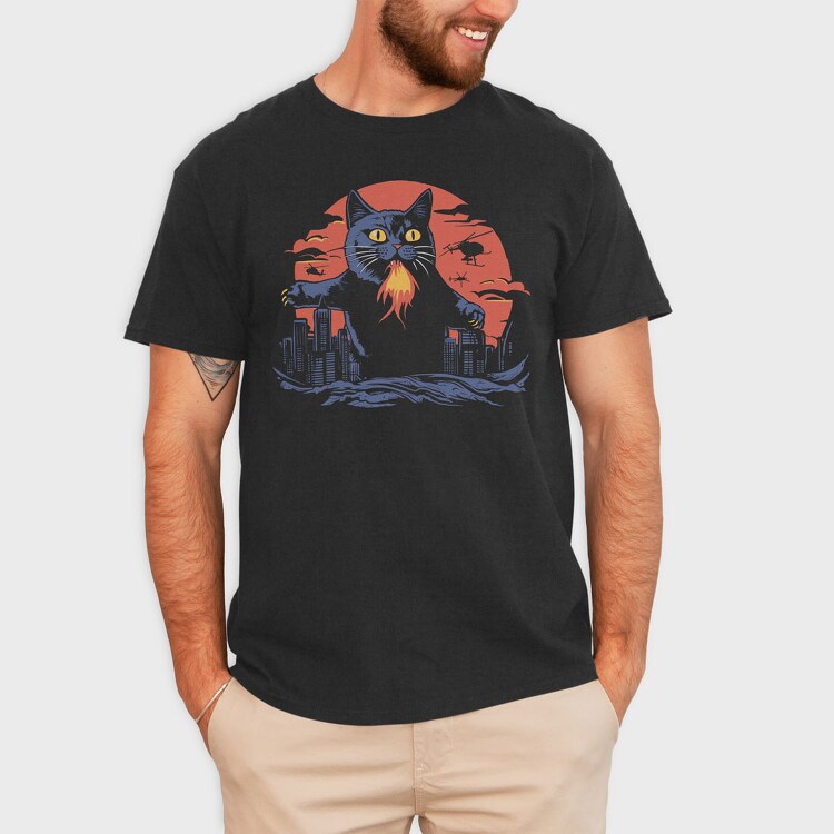 Cat Monster Parody, Tricou Barbati (Unisex)
