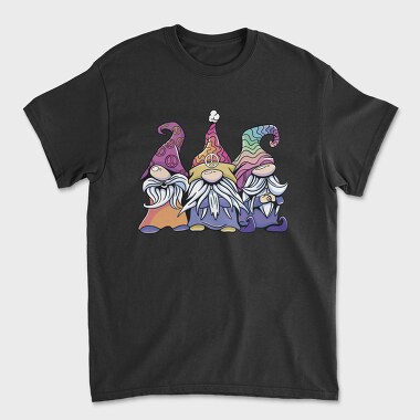 Hippie Gnomes Pastel, Tricou Barbati (Unisex)
