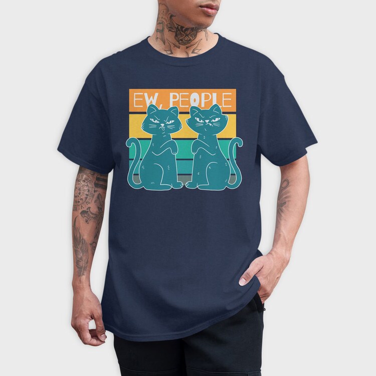 Ew People Cats, Tricou Barbati (Unisex)