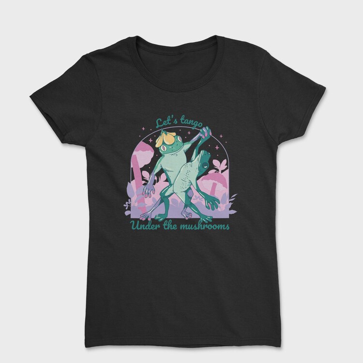 Frogs Dancing Tango Cottagecore, Tricou Femei