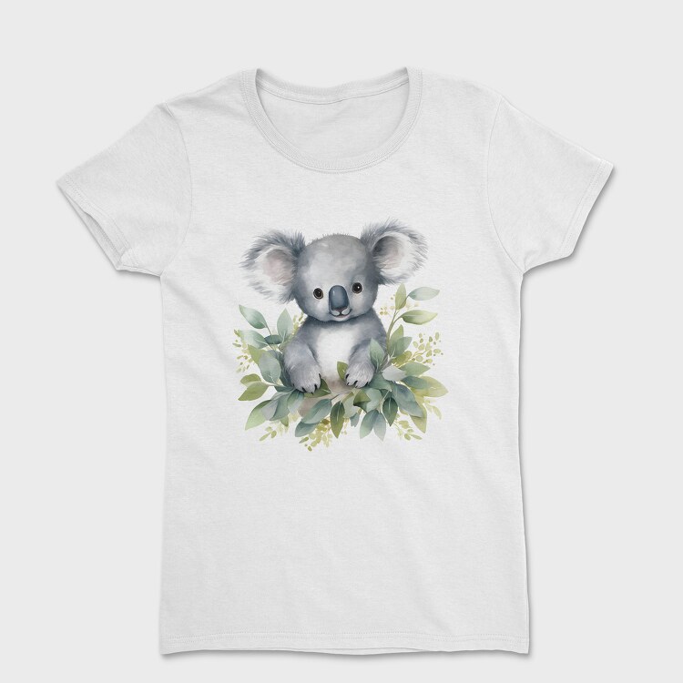Koala Watercolor, Tricou Femei