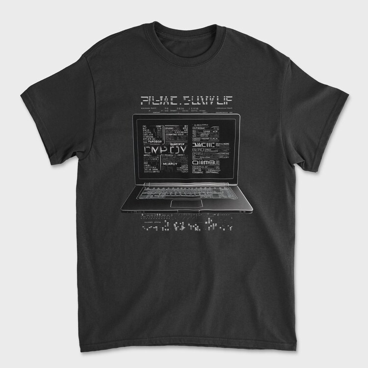Laptop Programmer Codes, Tricou Barbati (Unisex)