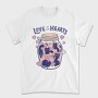 Love in Our Hearts Cats Jar, Tricou Barbati (Unisex)