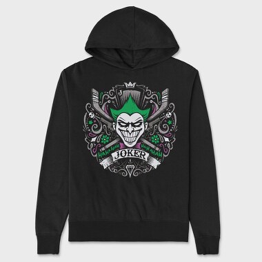 Jokers Laughter, Hanorac Oversize Barbati (Unisex)
