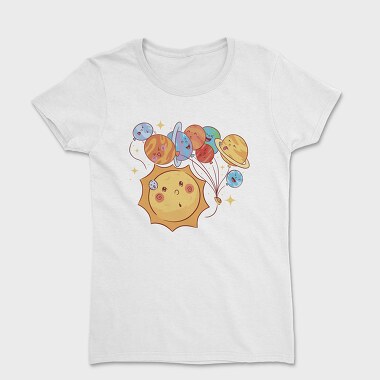 Milky Way Cartoon, Tricou Femei
