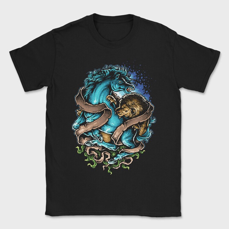 Blue Beast Roar, Tricou Barbati (Unisex)