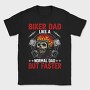 Biker Dad Faster, Tricou Barbati (Unisex)