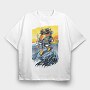Best Surfer Surfboard, Tricou Oversize Barbati (Unisex)