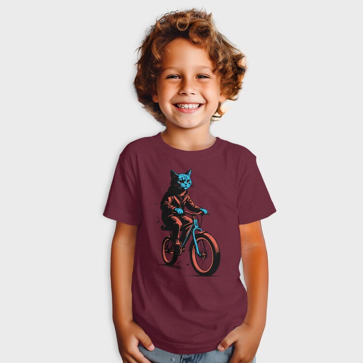 Cat on Bike, Tricou Copii