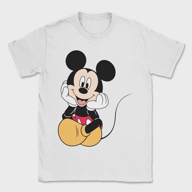 Mickey Mouse Smile 1, Tricou Barbati (Unisex)