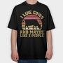 I Like Love Cows, Tricou Oversize Barbati (Unisex)