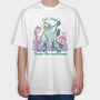 Frogs Dancing Tango Cottagecore, Tricou Oversize Barbati (Unisex)